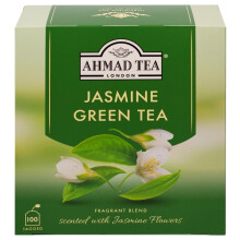 Ahmad Tea 100 Teabags, Jasmine Green, Green Tea, 1 x 100 Teabags