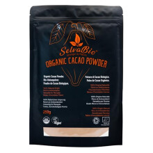 SelvaBio Organic Cacao Powder, Raw & Non-Alkalised, Single Origin Peru, Unsweetened, Low Cadmium, Vegan, Gluten Free, for Smoothies, Baking & Hot Cho