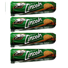 Jacob's Lincoln Scrumptious Shortcake Biscuits | Premium Classic Cookies | Made in Ireland | Pack of 4