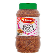 Schwartz Bacon Flavour Bits, 320g – Smoky, Crispy Vegan-Friendly Bacon Topping for Salads, Pasta & Gourmet Recipes