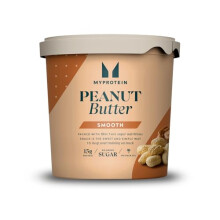Myprotein All-Natural Peanut Butter Smooth | High Protein Nut Spread | Source of Fibre, Vitamin E & Magnesium | No Added Salt, Sugar or Palm Oil | 1k