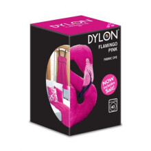 Dylon Flamingo Pink Machine Fabric Dye 350g, Salt Included -