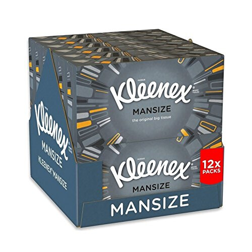 Kleenex Kleenex Mansize Tissues, Pack of 12
