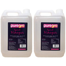 Puregro White Spirit Vinegar, 5 Litres (Pack of 2)