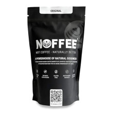 Noffee: Premium Chicory Coffee Alternative 200g | Caffeine-Free, Gut-Friendly, Gluten-Free, and Vegan | Sustainably Sourced Medium to Dark Blend for