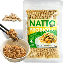YAMASAN KYOTO UJI Japanese Natto Fermented Soybean, Freeze-Dried Natto Beans, Japanese Probiotic and Prebiotic Superfood - Vitamin K, Low Sodium, Non