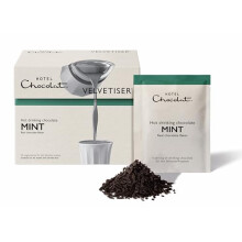 Hotel Chocolat Mint Hot Chocolate Sachets - Luxury Chocolate Flakes - Pack of 10 Single-Serve Sachets, 310g - Suitable for Vegetarians & Vegans