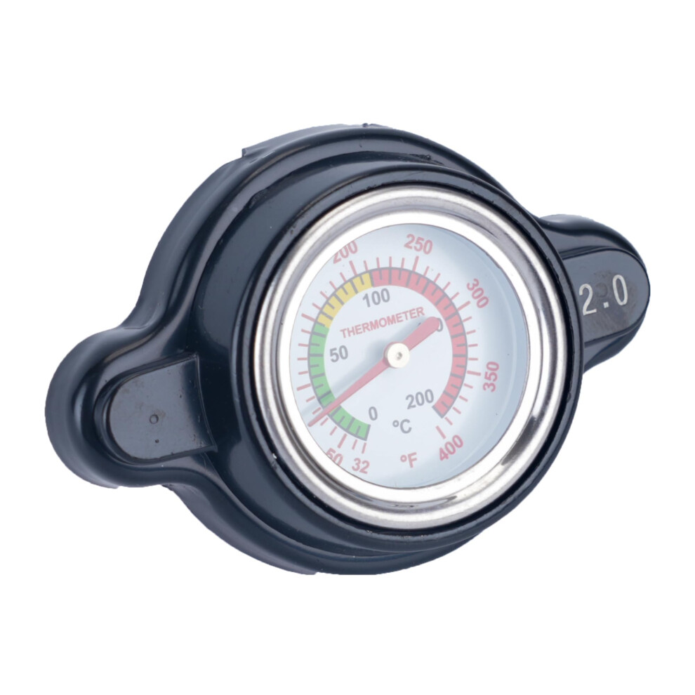 Pressure Radiator Cap With Temperature Gauge 2.0 Bar For Honda Kawasaki Yamaha Suzuki Atv Motorcycle 9310869746836