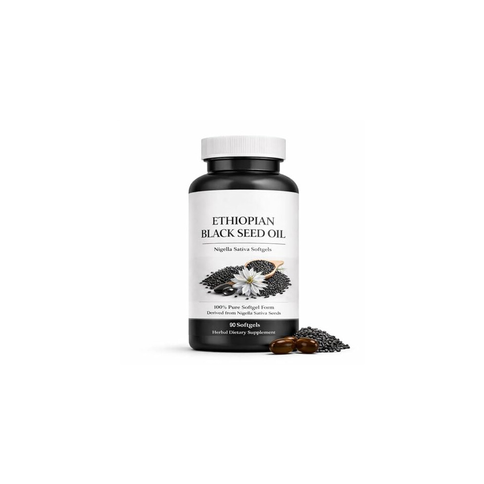 Ethiopian Black Seed Oil, Cold-Pressed Nigella Sativa, Convenient for Daily use-image-OPC-PTGKW5N-NEW