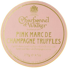 Charbonnel et Walker Double Layer Pink Marc de Champagne Truffles 275 g