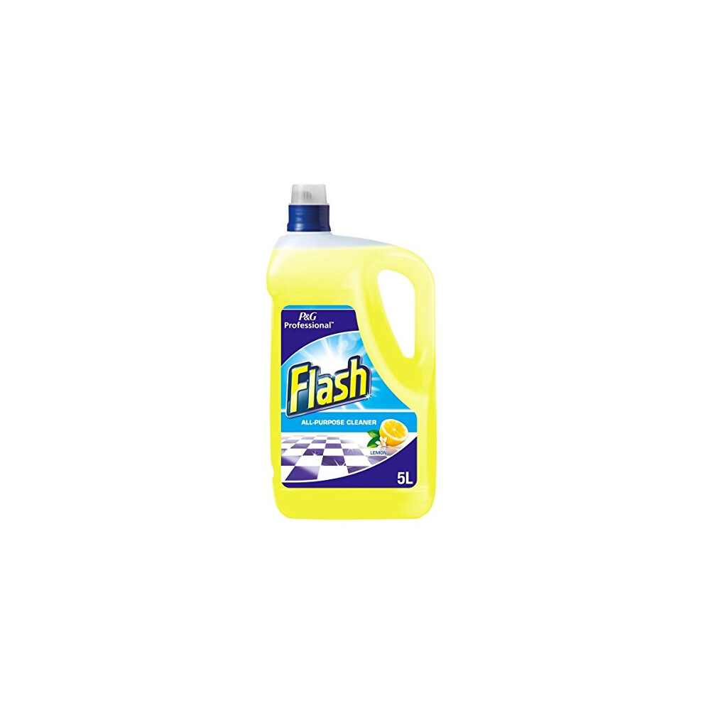 Flash ( 3 Pack ) Professional All Purpose Liquid Cleaner Lemon 5L