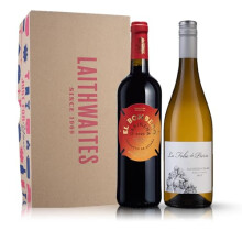 Laithwaites Red and White Wine Gift Set (Discovery Duo) 1 Spanish Red and 1 French White With Gift Box, 11-13% ABV