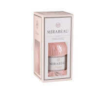 Mirabeau Dry Rose Gin with Gift Box 70cl I Crafted in the French Riviera I Made from Upcycled Grape Skins & 11 Botanicals I 43% ABV I B Corp Certifie