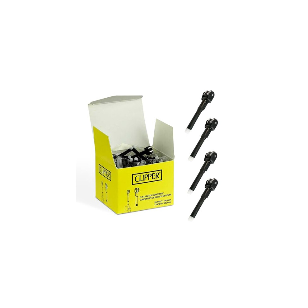 Dsk Flint Clipper Lighter Replacement Wheel Stem | Flints Included | 10 Pack | Standard Size Barrel | Lighter Barrel And Flint Refill