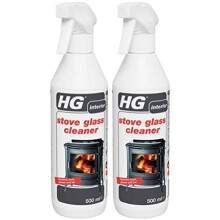 Pack of 2 x Hg Stove Glass Cleaner 500ml