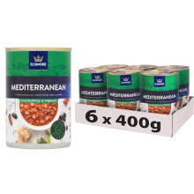 Elsinore Mediterranean Fish Soup with White Fish, Mussels and Shrimp 400g (Pack of 6) – Rich and Flavourful Seafood Soup
