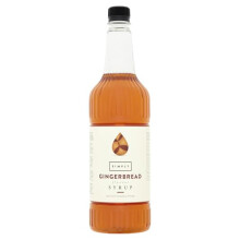 Simply Gingerbread Syrup, Vegan & Nut Free Flavoured Syrup for Coffee, Cocktails & Baking (1 Litre)