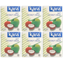 Kara Coconut Cream 200ml (Pack of 6)