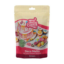 FunCakes Deco Melts Green, AZO Free, 250 g