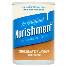 Nurishment The Original Chocolate Flavour - 12 x 400g | High Protein Enriched Milk Drink | Delicious Chocolate Flavour | Ready-to-Drink | Creamy Tast