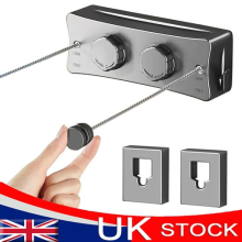 Retractable Outdoor/Indoor Washing Line Wall-Mounted Retractable Washing Line