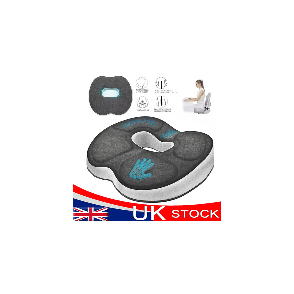 Donut Cushion Memory Foam Medical Ring Seat Pain Relief Orthopedic Pillow Coccyx