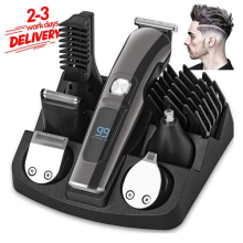 Cordless Body Hair Beard Clipper Trimmer Shaver Grooming Kit Mens Rechargeable