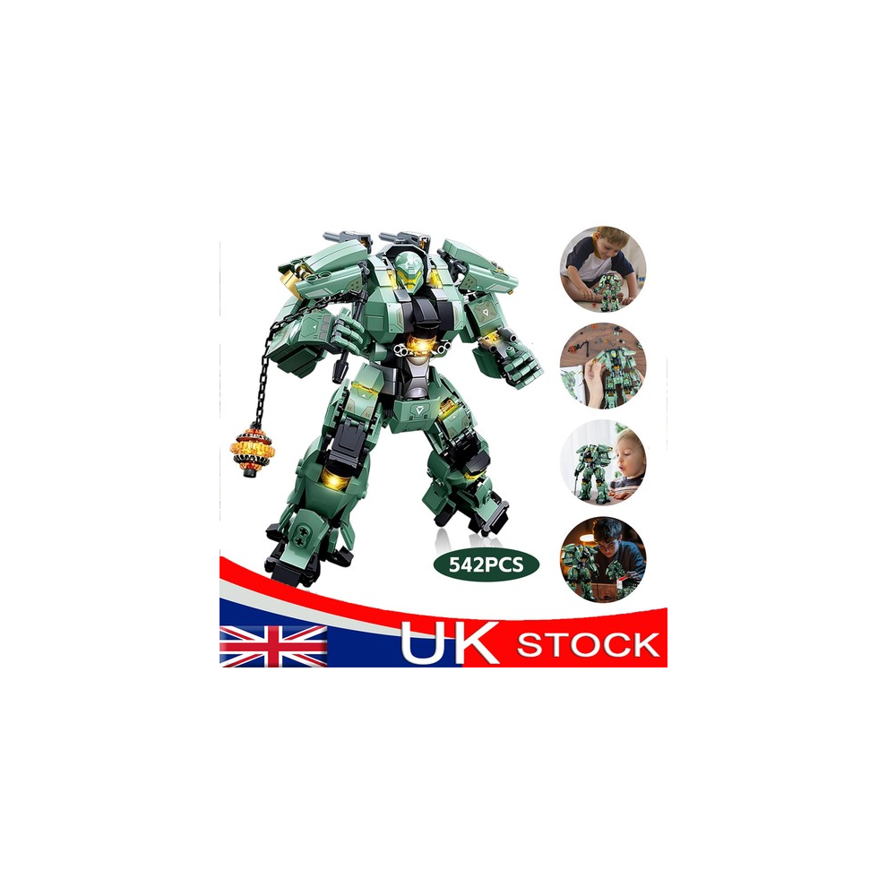 Technic 542Pcs Mecha Warrior Building Blocks Set Battle Robot For Collections Uk