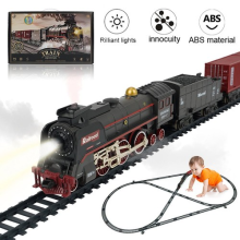 Electric Train Set Steam Train Electric Toy with Realistic Sound and Lights UK