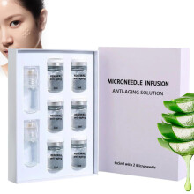 Micro Infusion System for Face,Microneedling Serum with Hyaluronic Acid & Collagen,Anti-Aging Micro Infusion Serum For Skin Care At Home, 0.05mm