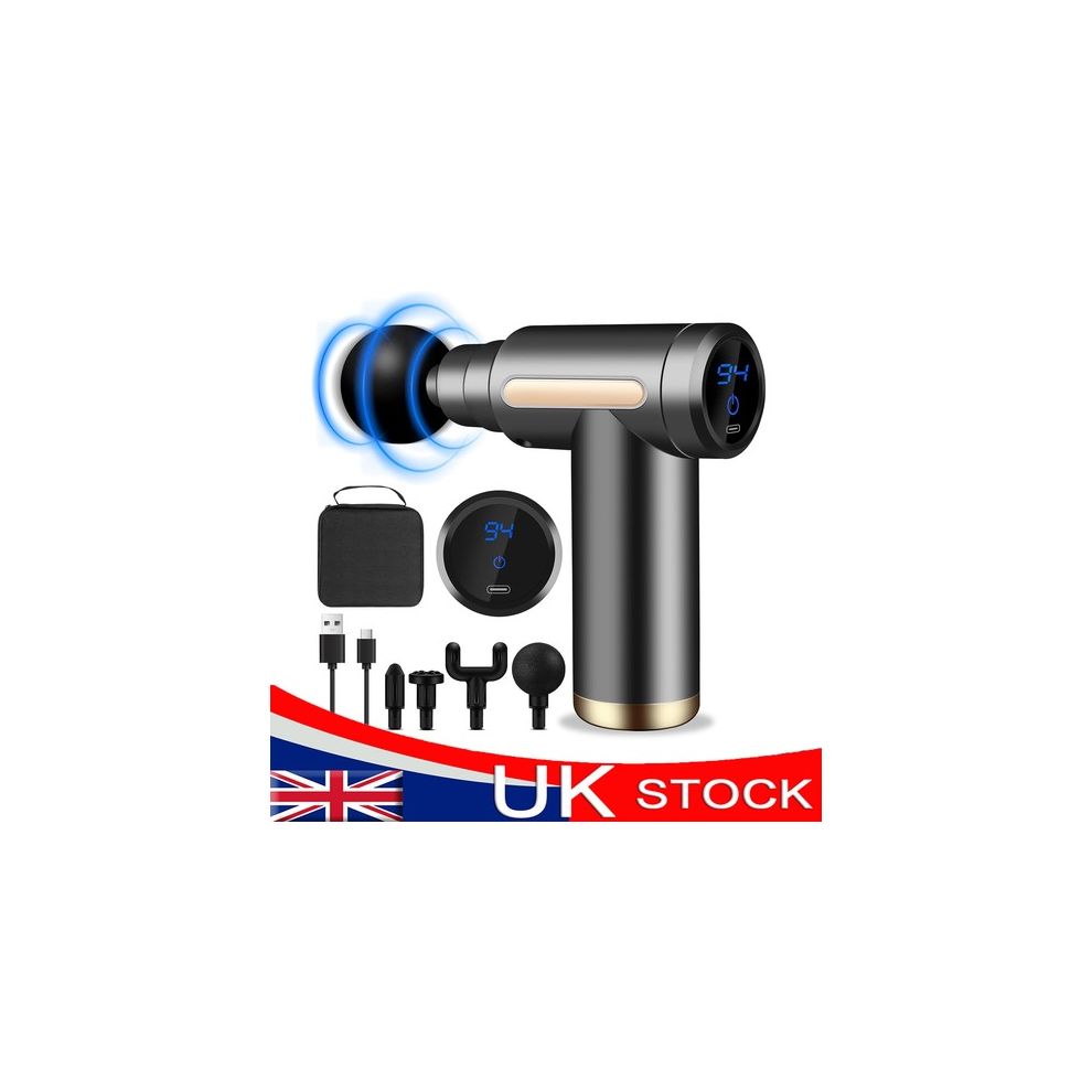 Mini Massager Gun Deep Tissue Percussion Pain Relief Muscle 6 Speed Rechargeable