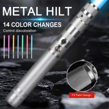 14 Colors Change RGB Lightsaber Toy USB Sword Light Toy LED Light for Kids Adult