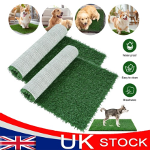 2Pcs Large Artificial Grass Dog Toilet Mat Indoor Restroom Training Grass Pads