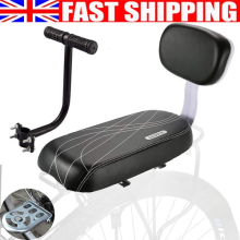 Soft Bicycle Back Seat Cushion With Armrest Pair Of Footrests Shock-Absorbing