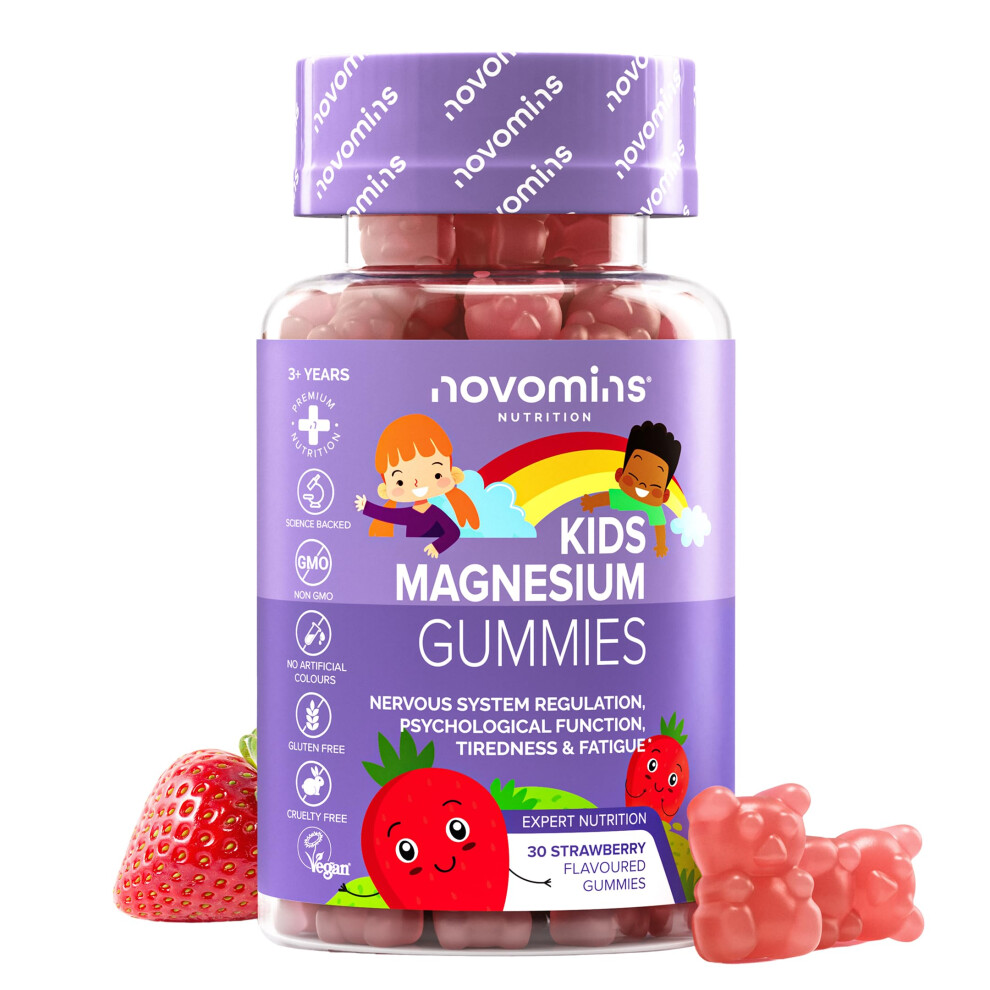 Photos - Vitamins & Minerals Kids Magnesium Gummies - 546 Mg Magnesium Citrate Providing 60 mg of Magnesium - Alternative to Magnesium Glycinate â 30 G