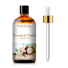 PHATOIL Coconut & Vanilla Fragrance Oils for Aromatherapy, Essential Oils for Diffusers for Home, Premium Quality Coconut & Vanilla Fragrance Ess