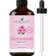 Handcraft Blends Geranium Essential Oil - 100% Pure and Natural - Premium Grade Essential Oil for Diffuser and Aromatherapy - 30 ml