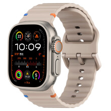 Sports Straps for Apple Watch Ultra/3/2 Strap 49mm 46mm 45mm 44mm 42mm 41mm 40mm 38mm iWatch Straps for Men Women,Waterproof Soft Silicone Band f
