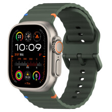 Sports Straps for Apple Watch Ultra/3/2 Strap 49mm 46mm 45mm 44mm 42mm 41mm 40mm 38mm iWatch Straps for Men Women,Waterproof Soft Silicone Band f