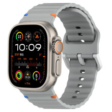 Sports Straps for Apple Watch Ultra/3/2 Strap 49mm 46mm 45mm 44mm 42mm 41mm 40mm 38mm iWatch Straps for Men Women,Waterproof Soft Silicone Band f