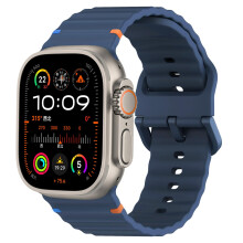 Sports Straps for Apple Watch Ultra/3/2 Strap 49mm 46mm 45mm 44mm 42mm 41mm 40mm 38mm iWatch Straps for Men Women,Waterproof Soft Silicone Band f