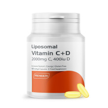 ProHealth Liposomal Vitamin C 2000mg + Vitamin D3 400IU - High