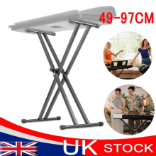 Piano Keyboard Stand Height Adjustable X-Shaped Keyboard Stand up to 30 kg UK