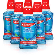 Colgate Plax Cool Mint Alcohol Free 250 ml (Pack of 6)