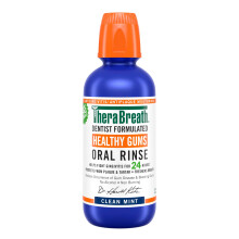 TheraBreath, Healthy Gums Oral Rinse, Clean Mint Flavor, 16 fl oz (473 ml)