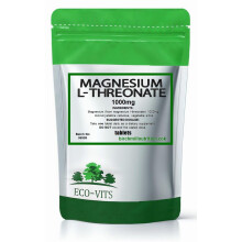 Magnesium L-Threonate 1000mg 60 Tablets, Supports Cognitive Function, Brain Health & Calm Mind, High Absorption