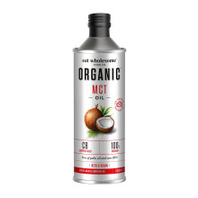 Eat Wholesome Organic MCT Oil, 500ml - High C8 & C10, 100% Coconut, For Coffees, Salads & Smoothies, Keto & Vegan Friendly