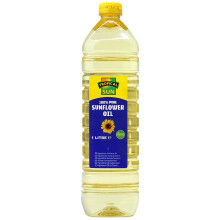 Tropical Sun Sunflower Oil 1L (Pack of 1), 100% Pure Sunflower Cooking Oil for Frying, Baking & Roasting, Neutral Taste Edible Oil for Everyday Kitch