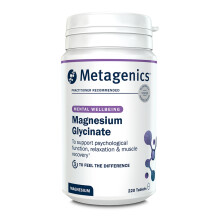 Metagenics Magnesium Glycinate 100mg – High Strength Supplement - Supports Energy Metabolism & Nervous System Function – 220 Tablets