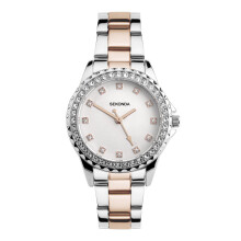 Sekonda Dress Elizabeth Ladies 36mm Quartz Watch in Silver with Analogue Display and Two Tone Alloy Strap 40645